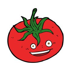 Cartoon Tomato N107