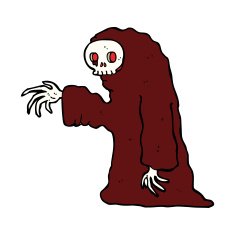 cartoon spooky halloween costume N10