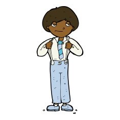 cartoon man wearing braces N8
