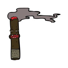 cartoon cigar character N4