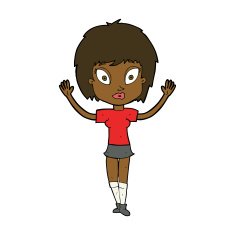 cartoon pretty girl N80