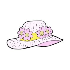 cartoon summer hat N18