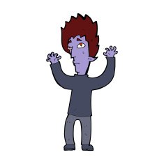 cartoon vampire giving up N8