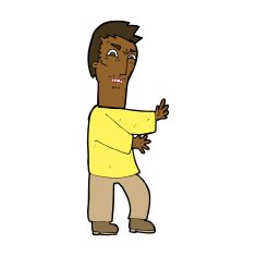 cartoon angry man N83