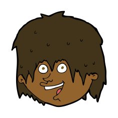 cartoon happy man N360
