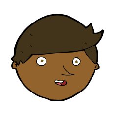 Cartoon Happy Face N41