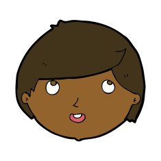 Cartoon Happy Face N42