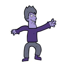 Cartoon Vampire N128