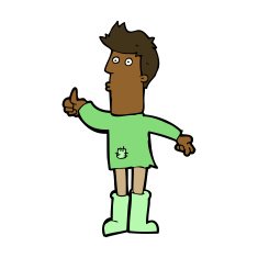 cartoon poor man N7