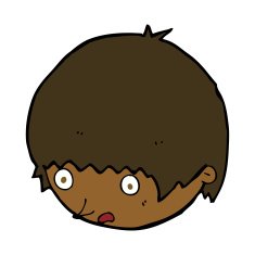 cartoon shocked face N14