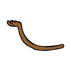 cartoon arm N140