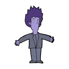 Cartoon Vampire N129