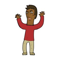 cartoon angry man N84