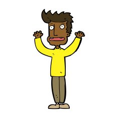 cartoon stressed man N57