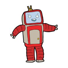 Cartoon Robot N224