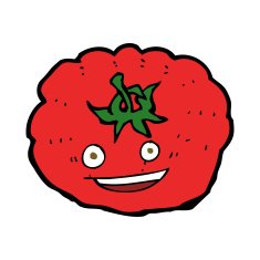 Cartoon Tomato N112