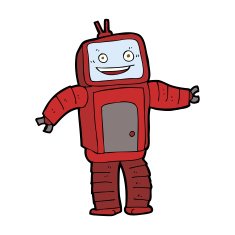 cartoon funny robot N64