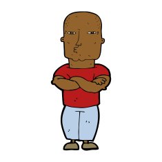 Cartoon Tough Guy N9