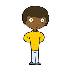 cartoon worried man N80