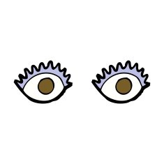 Cartoon Eyes N102