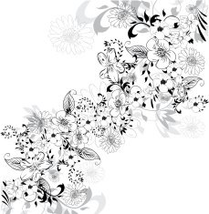 Background with floral element