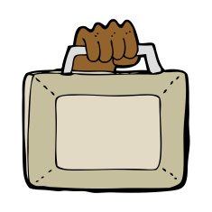 cartoon briefcase N7