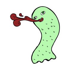 funny cartoon ghost N66