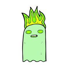 funny cartoon ghost N67