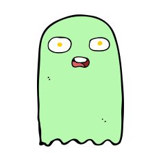 funny cartoon ghost N70