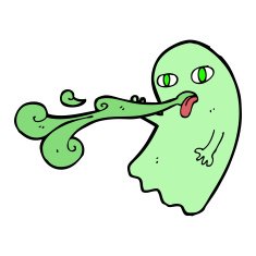 funny cartoon ghost N73