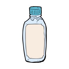 cartoon drink bottle N4