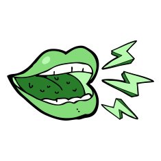 cartoon smiling halloween mouth N6