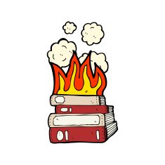 cartoon old books N14