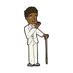 cartoon shocked gentleman N8