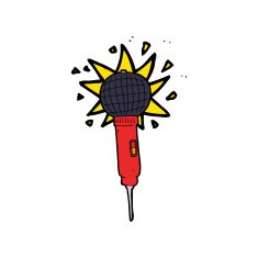 Cartoon Microphone N24