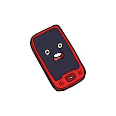 cartoon mobile phone N6