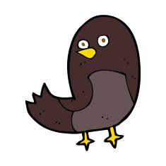 Cartoon Bird N301