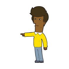cartoon man blaming N8