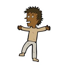 cartoon happy man N370