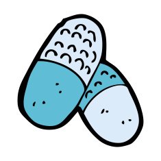cartoon medical pills N13