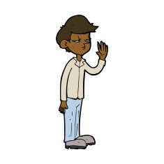cartoon arrogant boy N8
