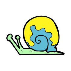 Cartoon Snail N90