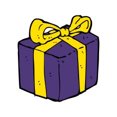 cartoon present N42