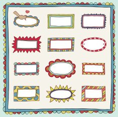 hand drawn frames N16