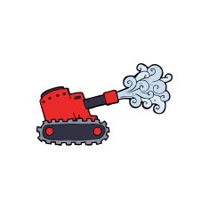 cartooon army tank N5