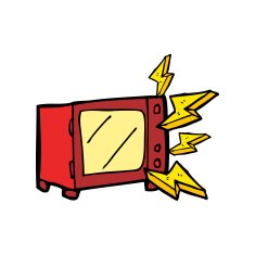 Cartoon Microwave N14