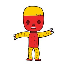 Cartoon Robot N228