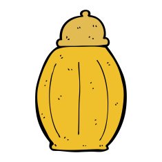 cartoon old jar N8