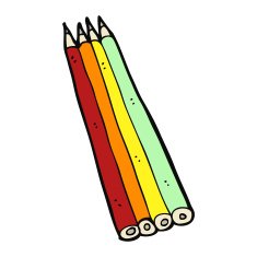 Cartoon Colored Pencils N9