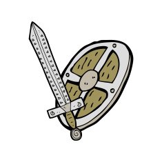 Cartoon Shield N15